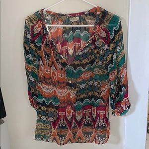 Slightly see thru blouse